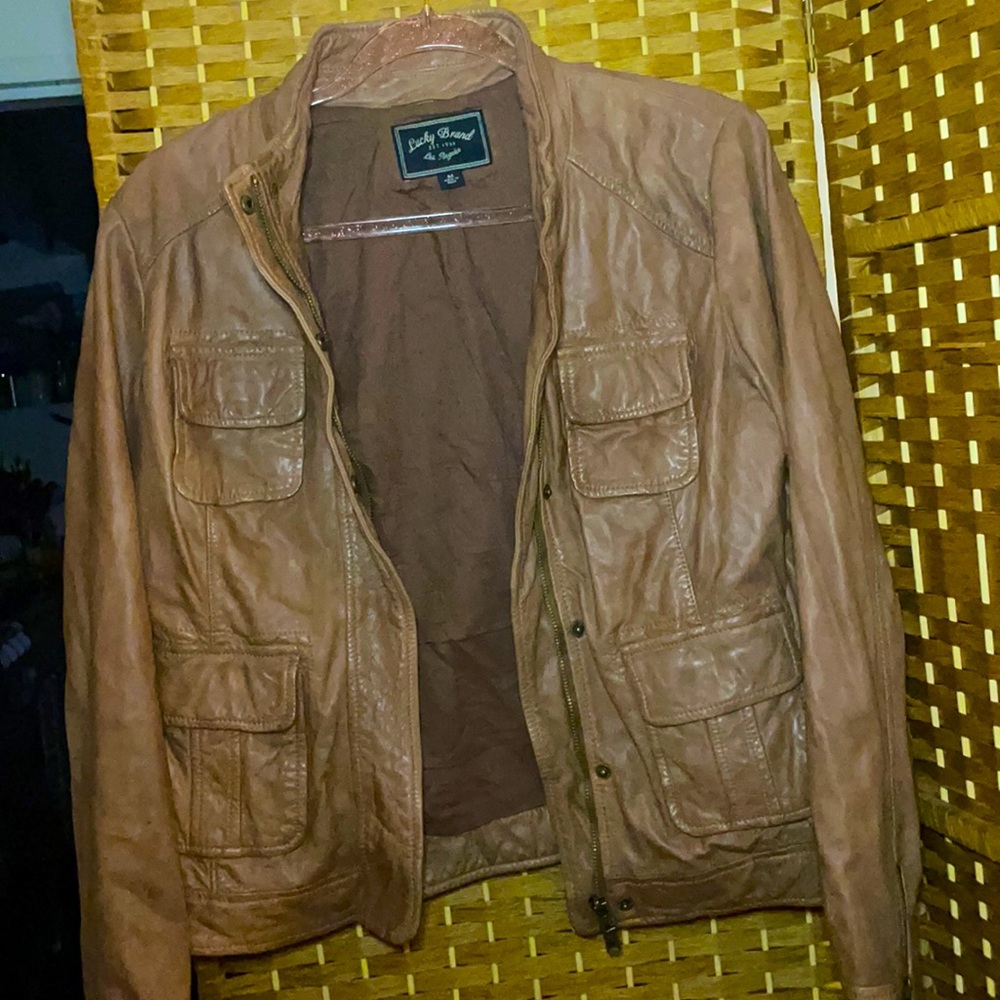 Lucky brand leather jacket